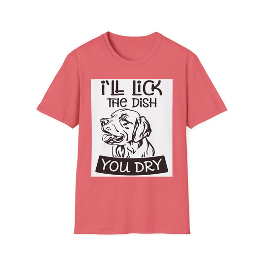 Funny Dog Themed Unisex Softstyle T-Shirt, Pet Lovers Gift, Dog Humor Tee, Casual Wear, Funny Quote Shirt, Dog Lover Apparel