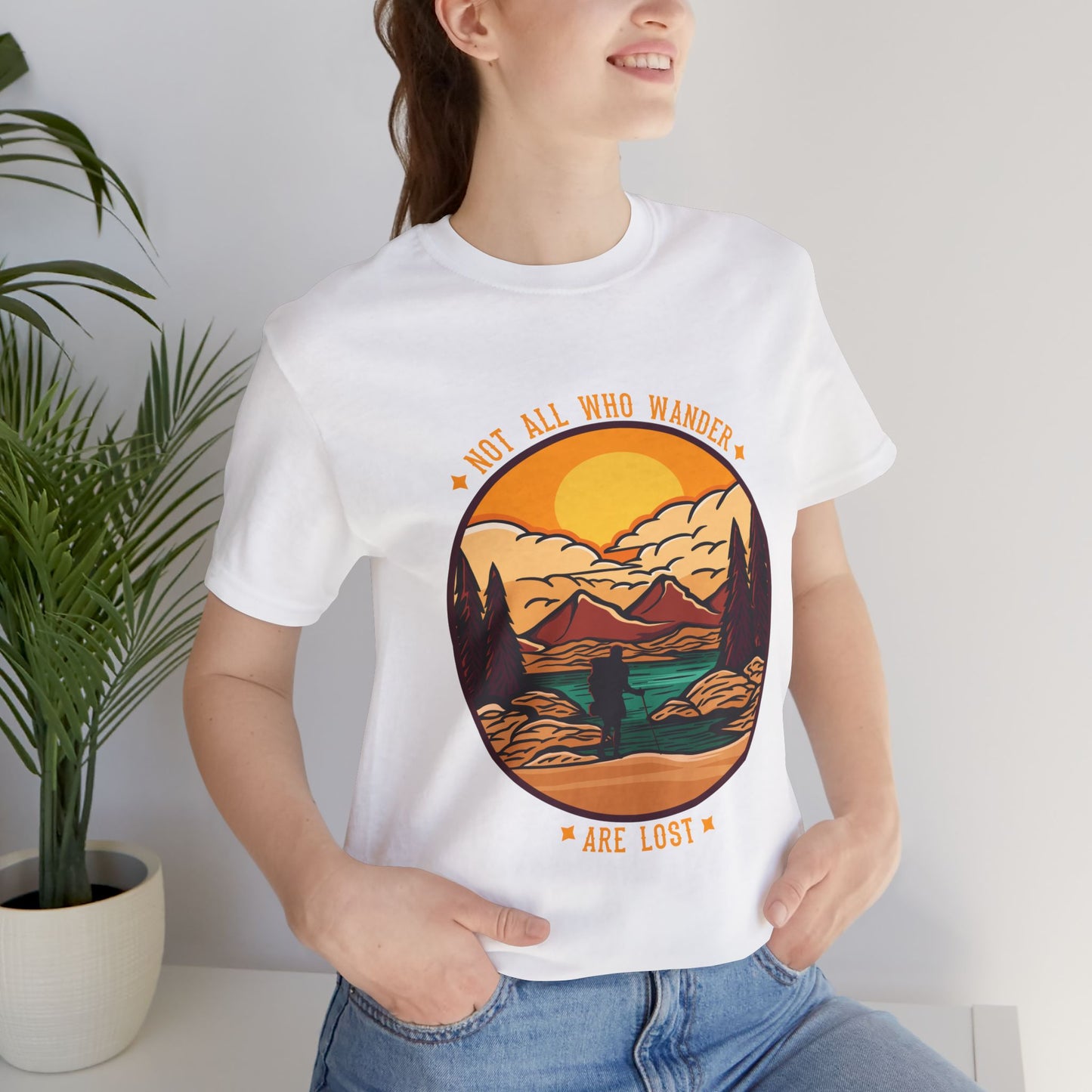 Adventure-Inspired Unisex T-Shirt, Not All Who Wander Are Lost Shirt, Travel Tee, Gift for Explorers, Outdoor Enthusiast Apparel