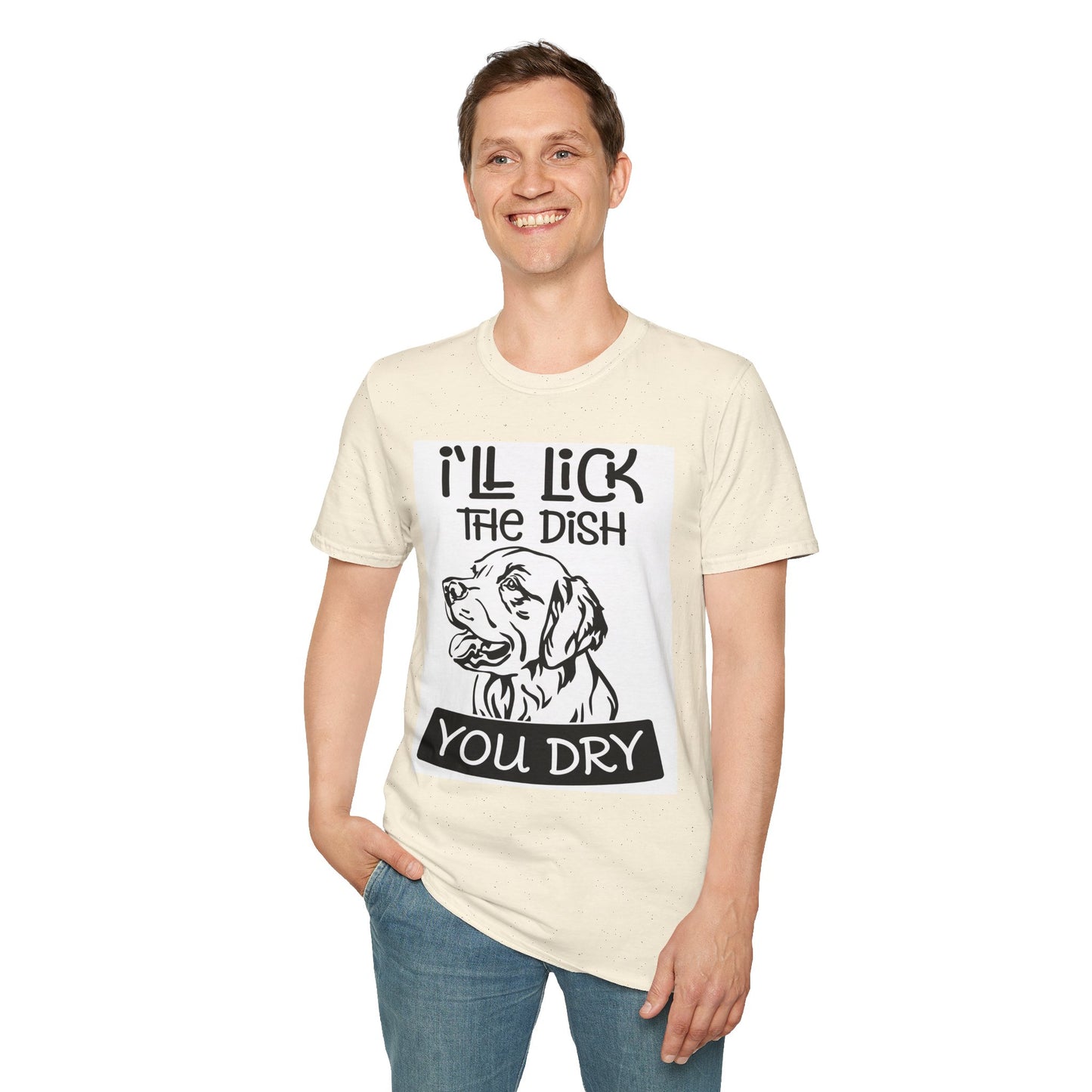 Funny Dog Themed Unisex Softstyle T-Shirt, Pet Lovers Gift, Dog Humor Tee, Casual Wear, Funny Quote Shirt, Dog Lover Apparel