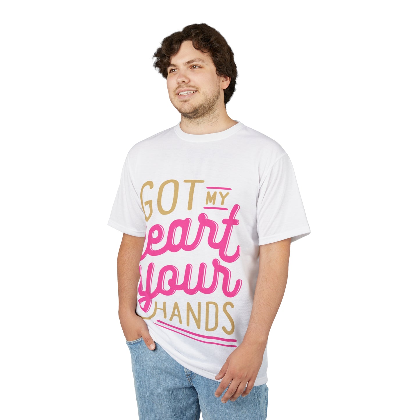 Romantic Unisex Tee - "Got My Heart in Your Hands" - Perfect for Anniversaries, Valentine’s Day, Gift for Him/Her