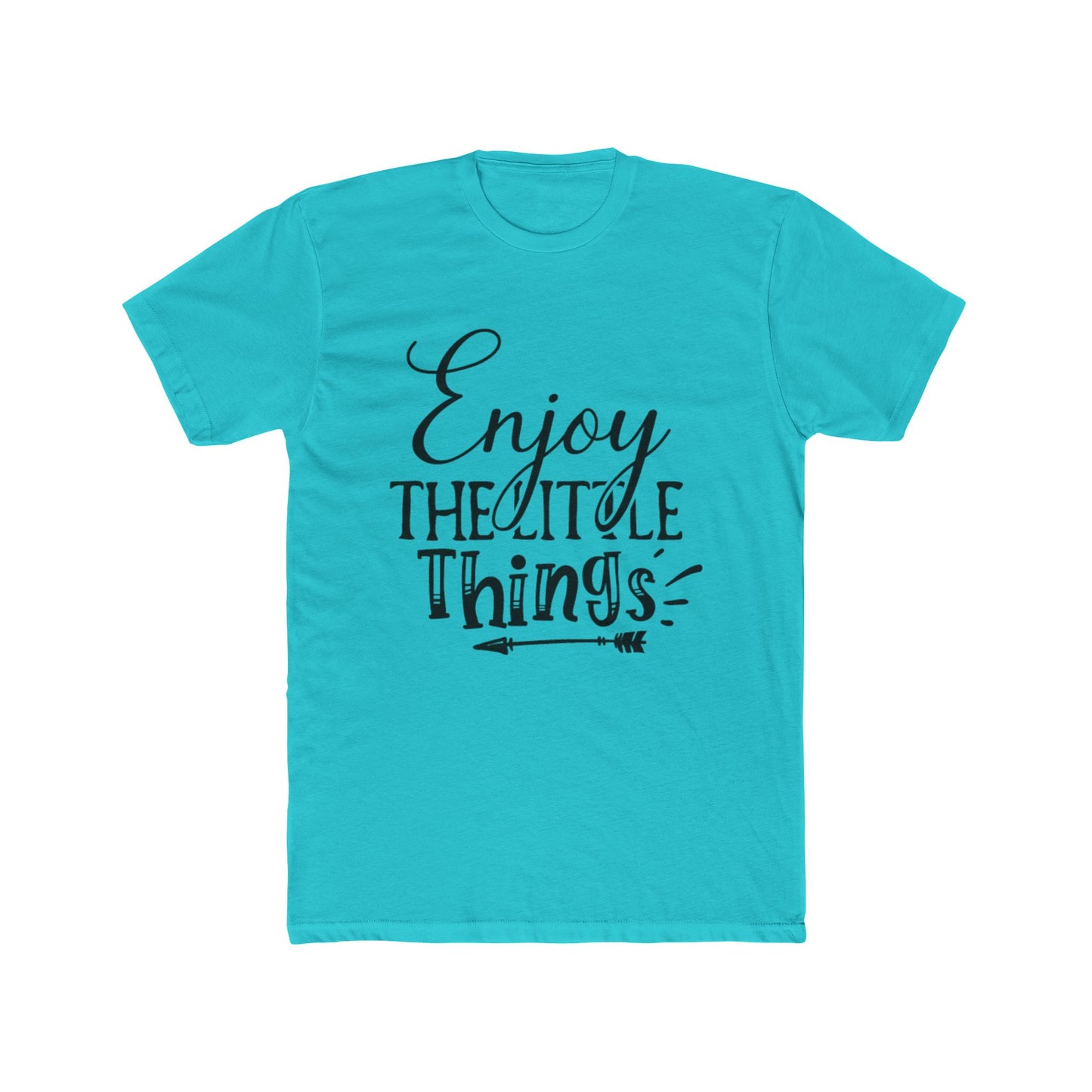 Enjoy the Little Things Unisex Cotton Crew Tee, Relaxed Fit T-Shirt, Positive Quote Shirt, Gift for Friends, Everyday Wear, [...]