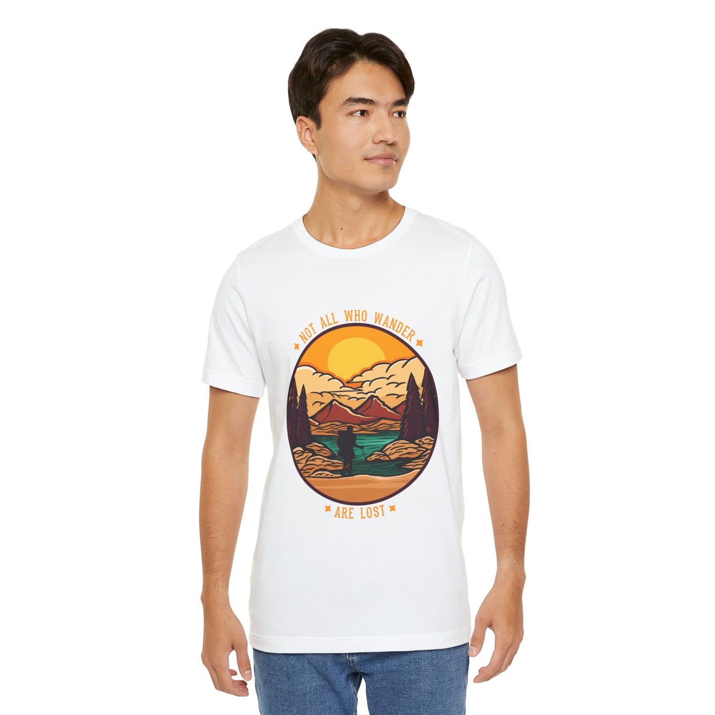 Adventure-Inspired Unisex T-Shirt, Not All Who Wander Are Lost Shirt, Travel Tee, Gift for Explorers, Outdoor Enthusiast Apparel
