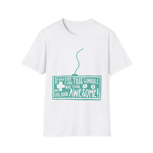 Nostalgic Gamer T-Shirt - Perfect for Video Game Lovers, Retro Console Fans, Birthday Gifts, Holiday Apparel, Unisex Tees