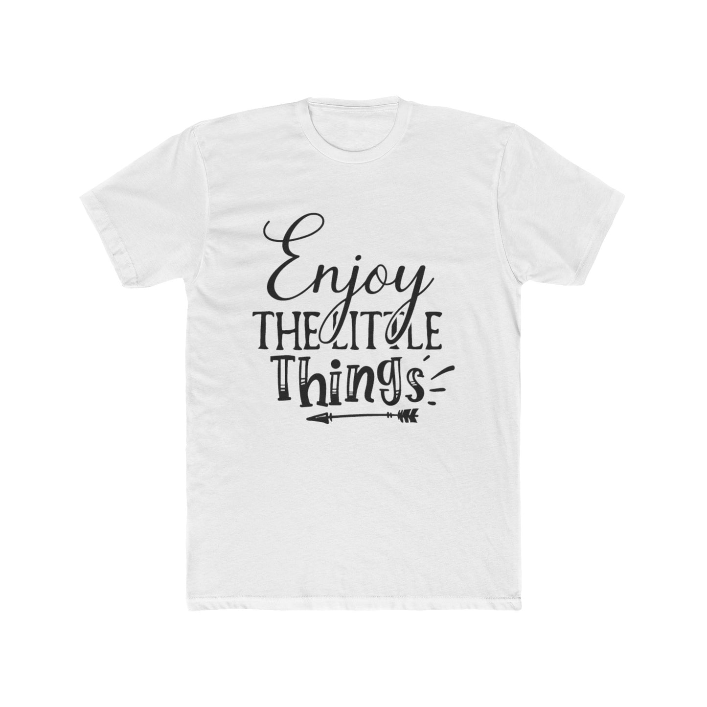 Enjoy the Little Things Unisex Cotton Crew Tee, Relaxed Fit T-Shirt, Positive Quote Shirt, Gift for Friends, Everyday Wear, [...]