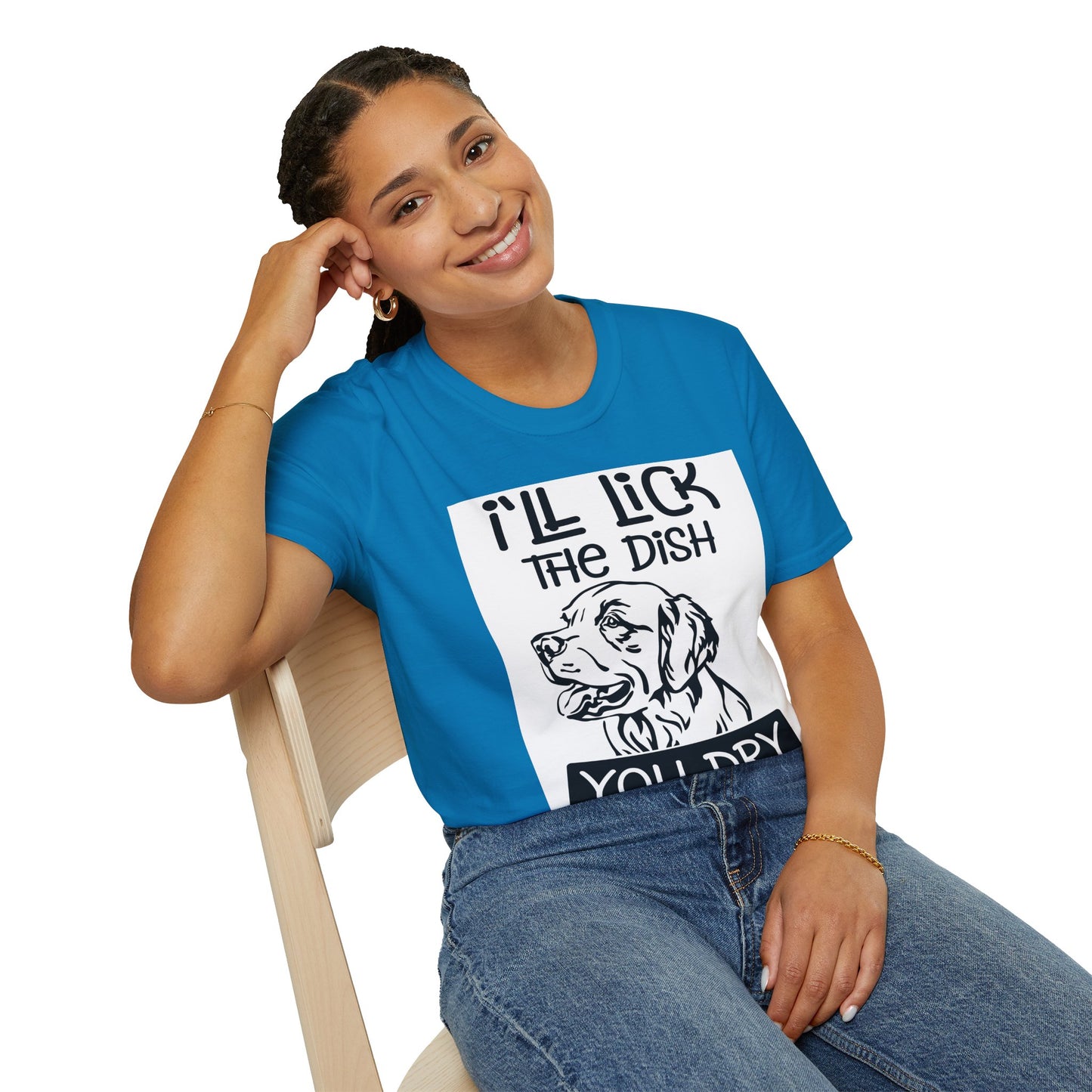 Funny Dog Themed Unisex Softstyle T-Shirt, Pet Lovers Gift, Dog Humor Tee, Casual Wear, Funny Quote Shirt, Dog Lover Apparel