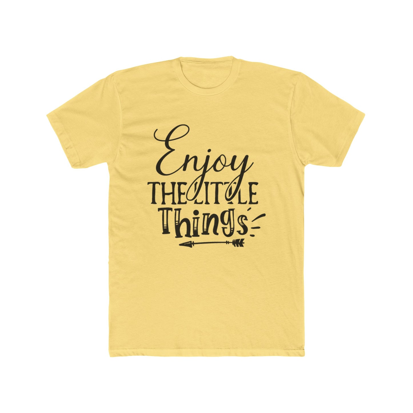 Enjoy the Little Things Unisex Cotton Crew Tee, Relaxed Fit T-Shirt, Positive Quote Shirt, Gift for Friends, Everyday Wear, [...]