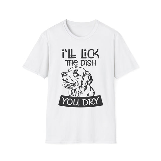 Funny Dog Themed Unisex Softstyle T-Shirt, Pet Lovers Gift, Dog Humor Tee, Casual Wear, Funny Quote Shirt, Dog Lover Apparel