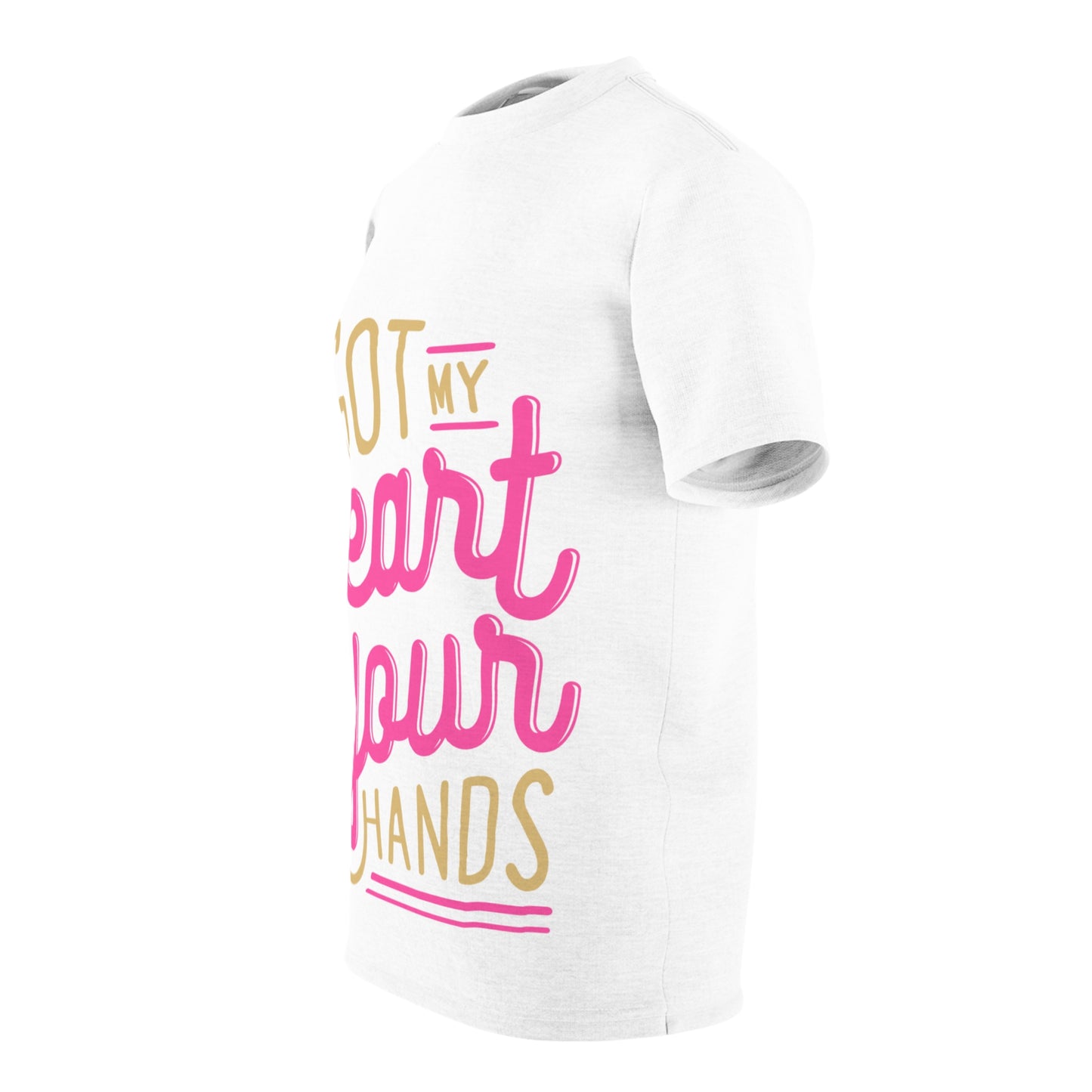 Romantic Unisex Tee - "Got My Heart in Your Hands" - Perfect for Anniversaries, Valentine’s Day, Gift for Him/Her