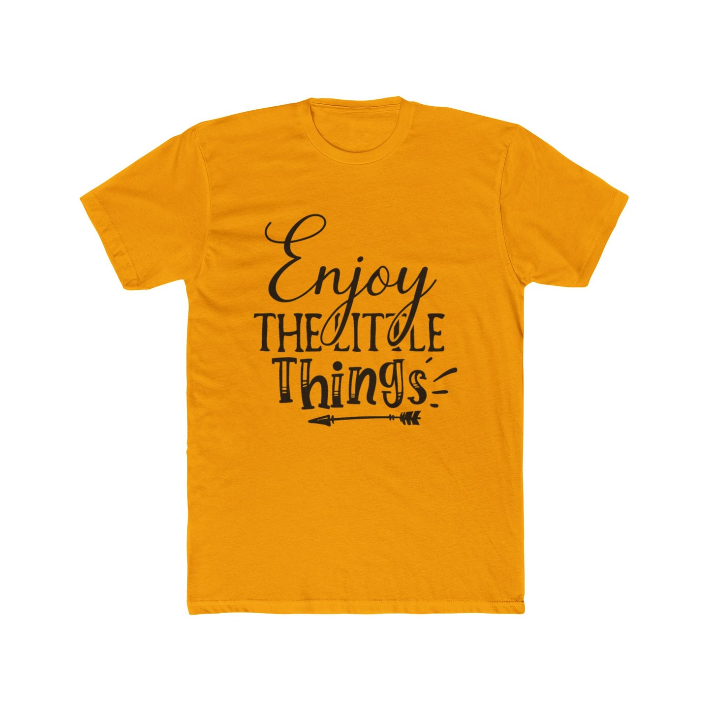 Enjoy the Little Things Unisex Cotton Crew Tee, Relaxed Fit T-Shirt, Positive Quote Shirt, Gift for Friends, Everyday Wear, [...]