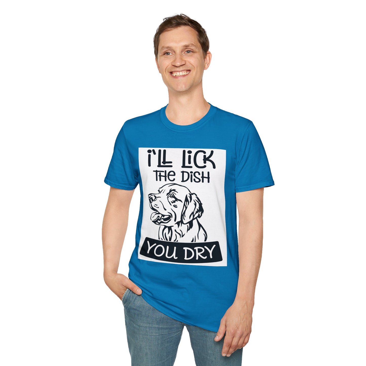 Funny Dog Themed Unisex Softstyle T-Shirt, Pet Lovers Gift, Dog Humor Tee, Casual Wear, Funny Quote Shirt, Dog Lover Apparel